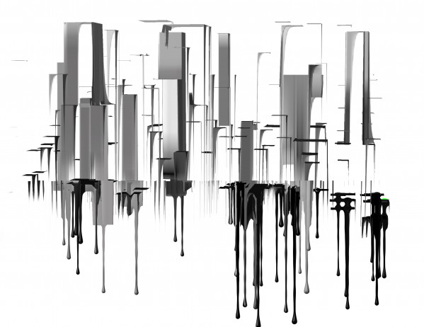 Abstract Cityscape Print