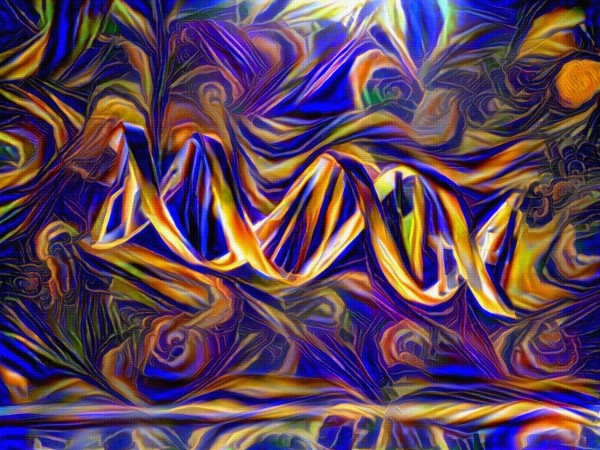 Abstract DNA Print