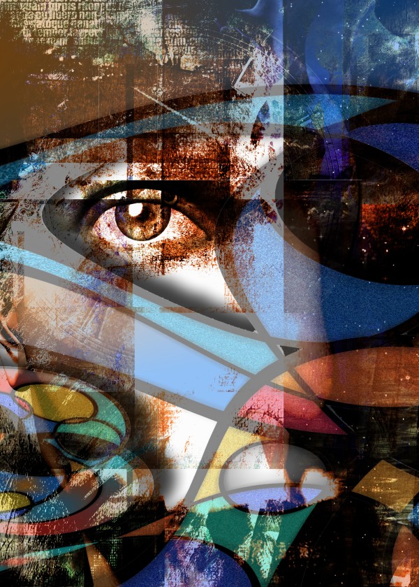 Abstract Eye Print