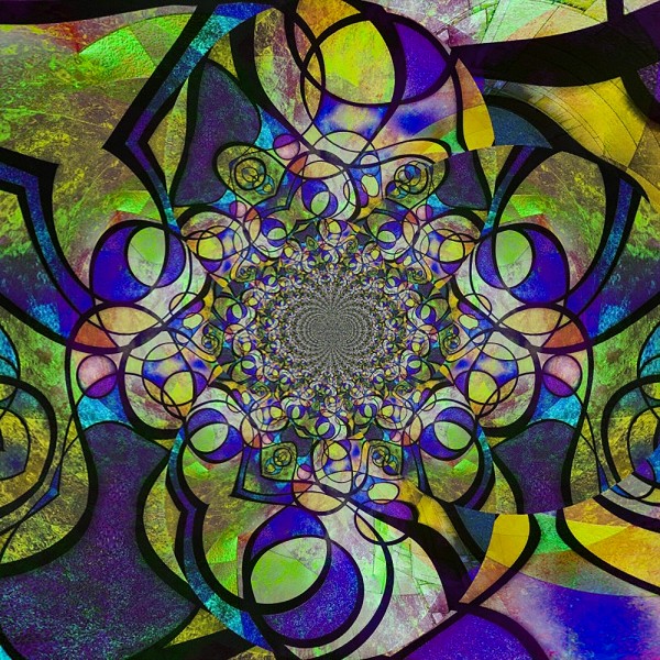 Abstract Fractal Print