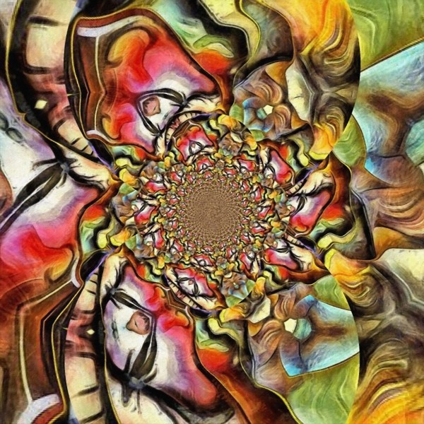 Abstract Fractal Print