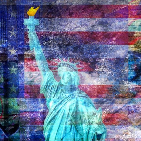 America NYC Print