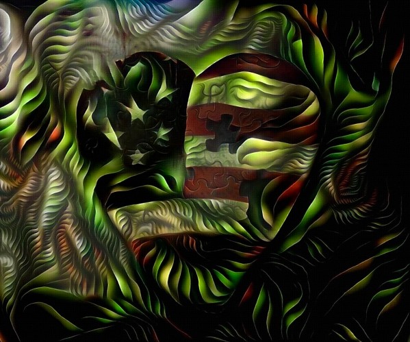 American Puzzle Print