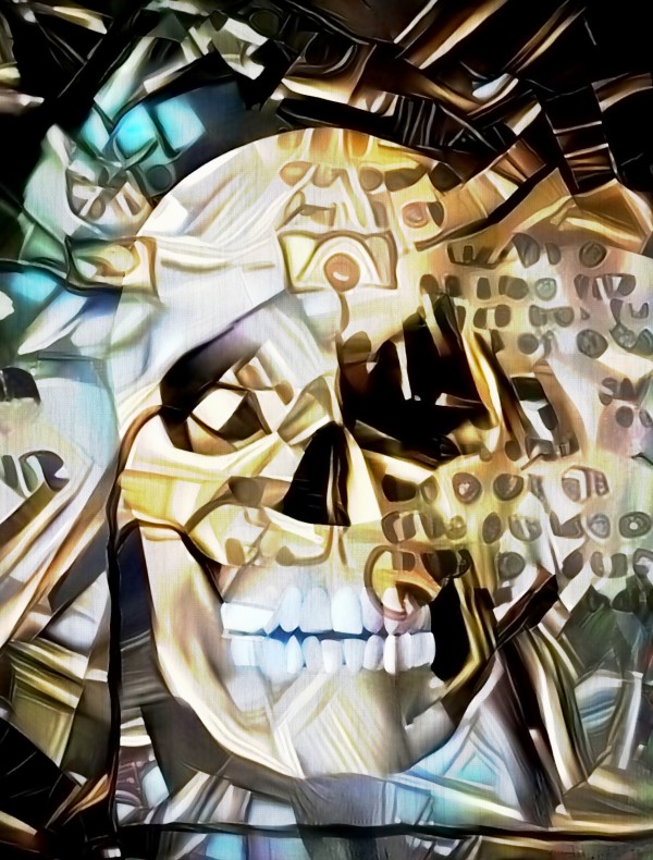 Ancient Skull Print