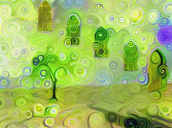 Ancient Windows Print