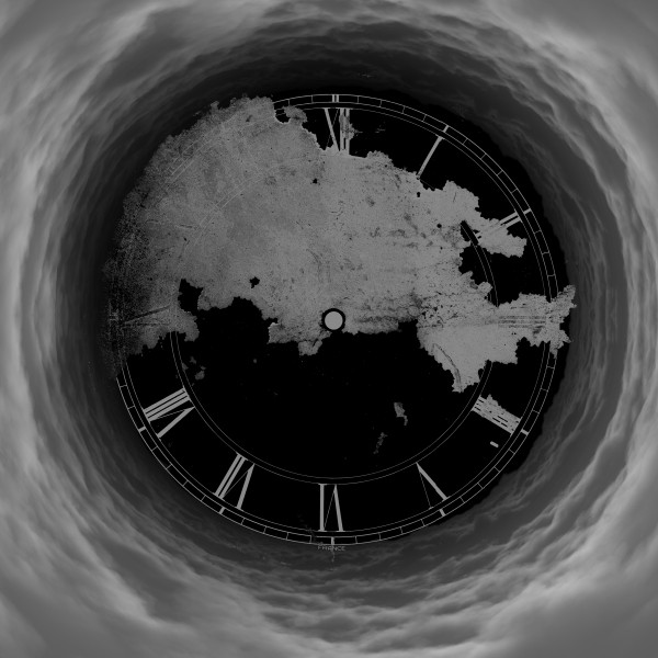 Clock and Clouds Print