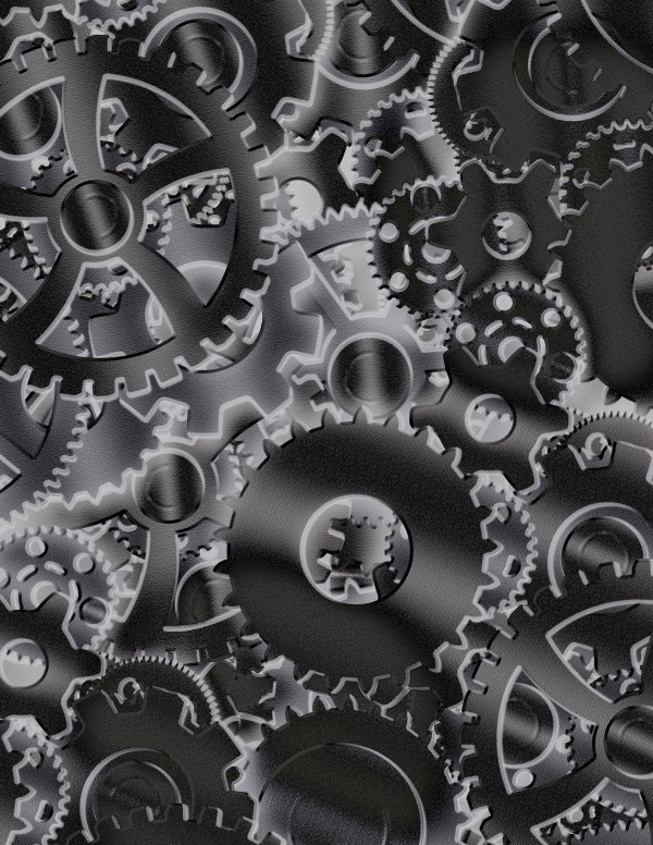 Cog Wheels Print