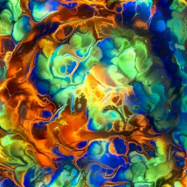 Colorful Fluids Print