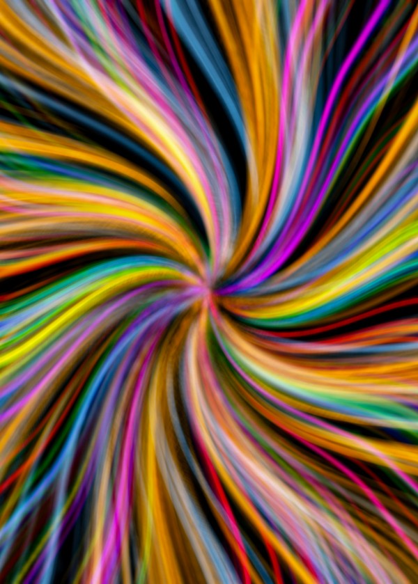 Colorful Vortex Print