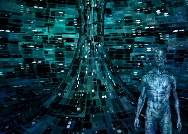Cyborg Man Print