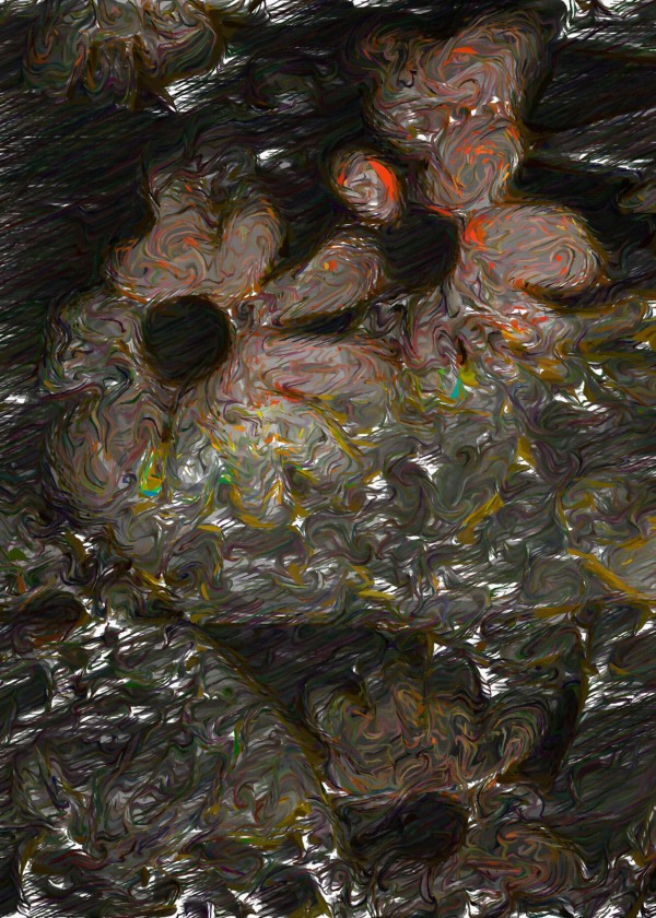 Dark Flowers Print