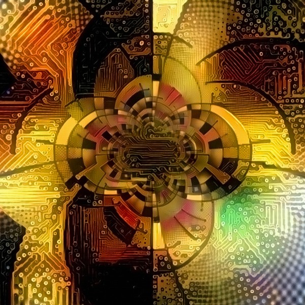 Digital Fractal Print