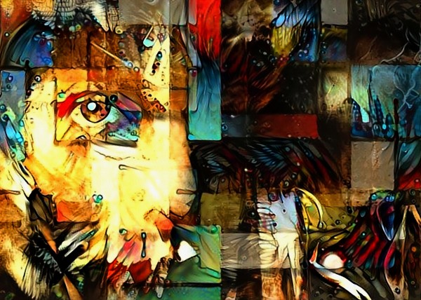 Face Abstract Print