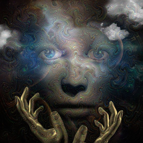 Face in Abstract Space Print