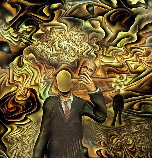 Faceless Man Print
