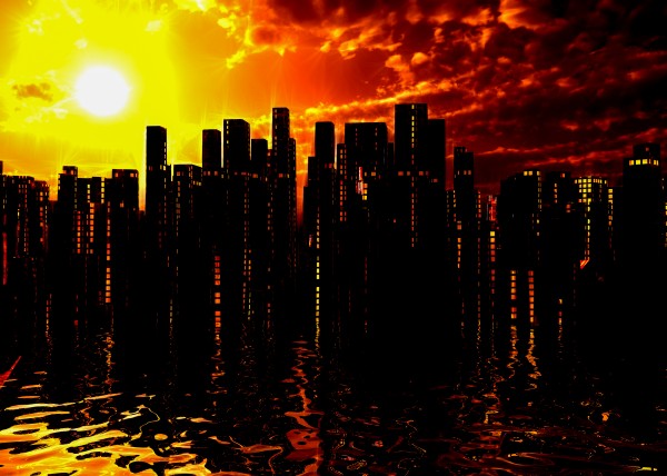 Futuristic City Print