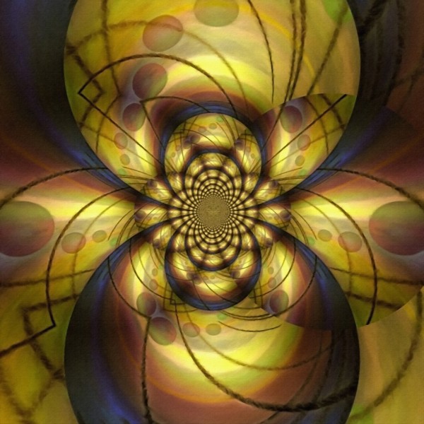 Geometric Fractal Print