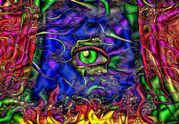 Green Eye Print