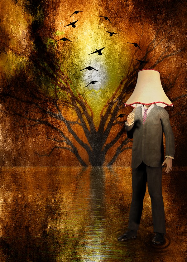 Lamp Man Print