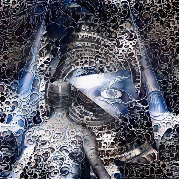 Man in Abstract Print