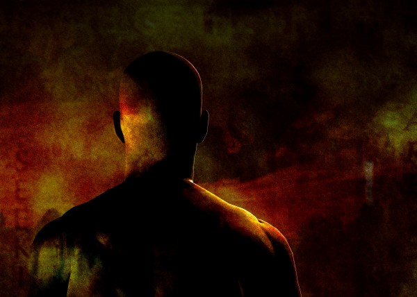Man in Darkness Print