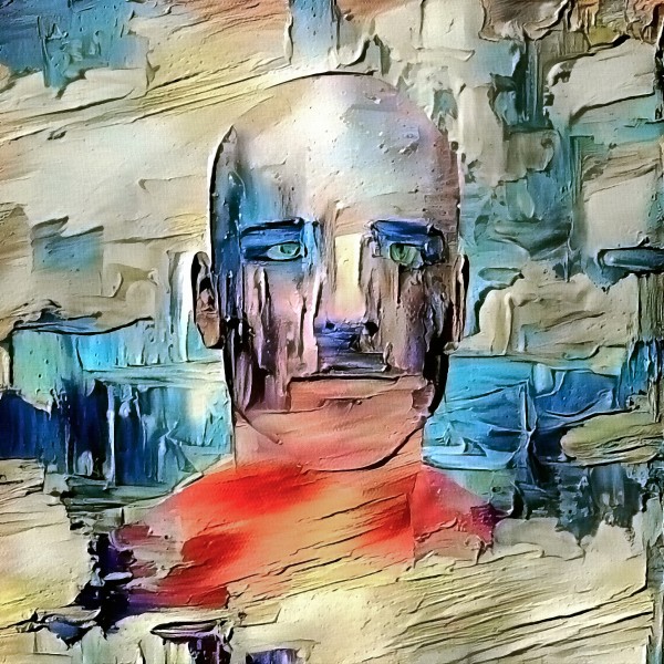 Man in Clouds Print