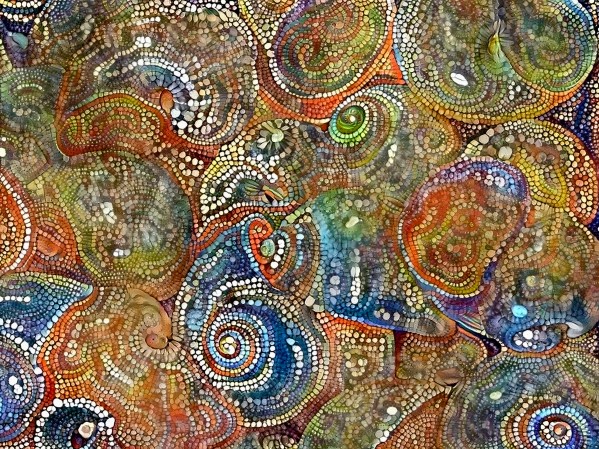 Mosaic Seashells Print