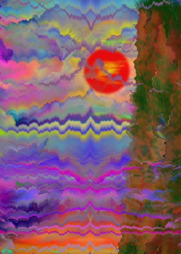 Mountain Sunset Print