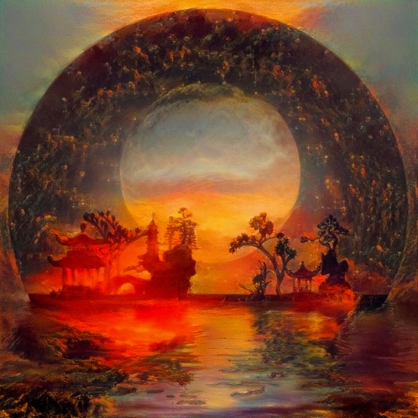 Oriental Landscape Print