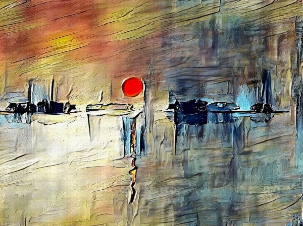 Red Sunset Print