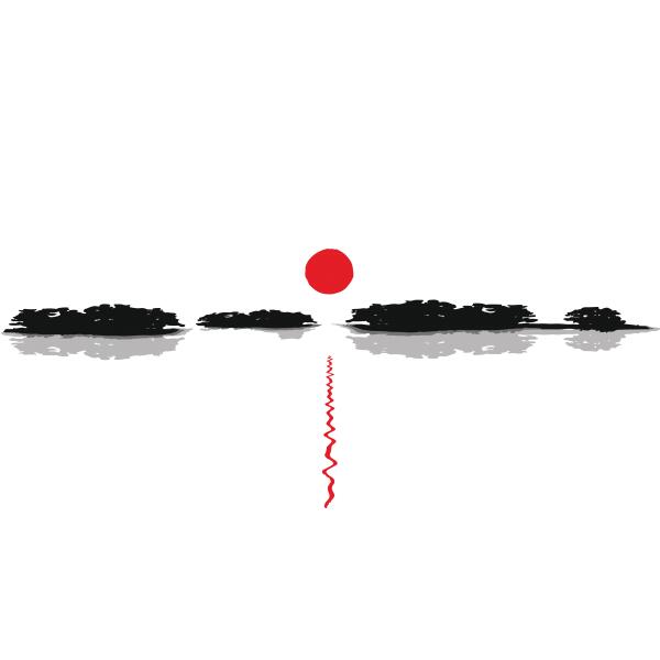 Red Sun Print