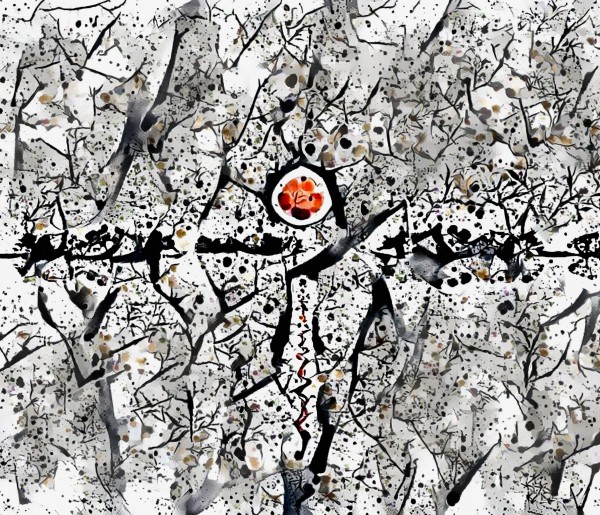 Red Sun Print