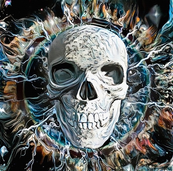 Skull Design Print