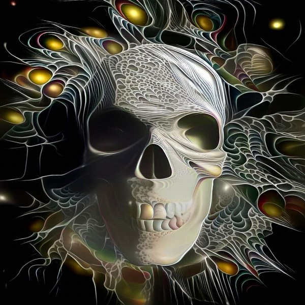Skull Design Print