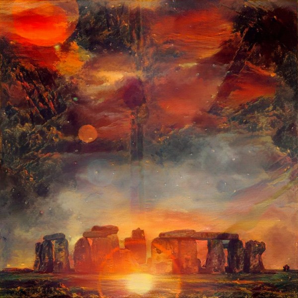 Surreal Stonehenge Print