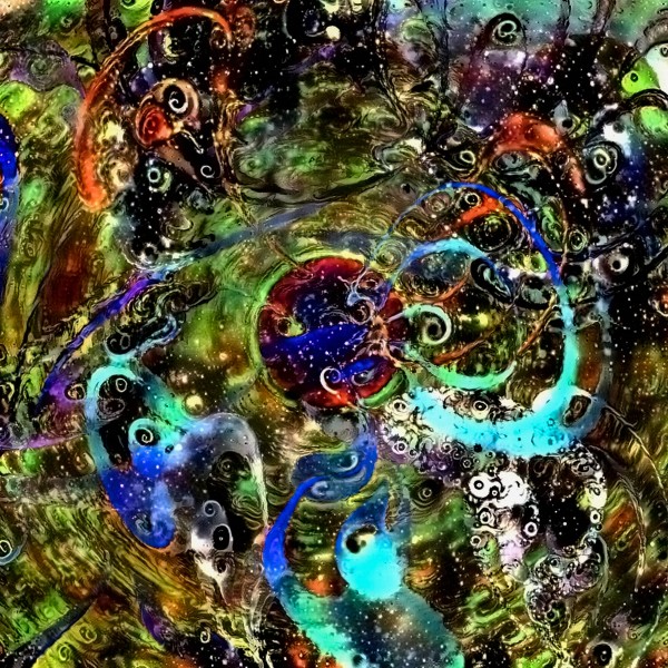 Swirling Abstract Print