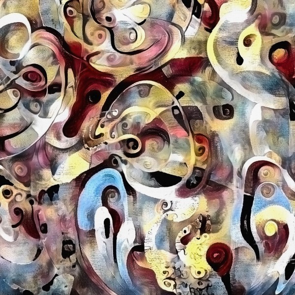 Swirling Abstract Print