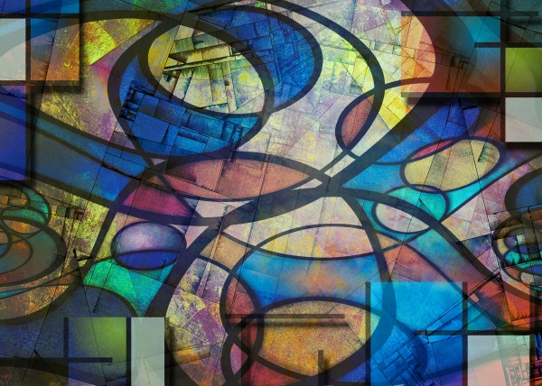 Trendy Abstract Art Print