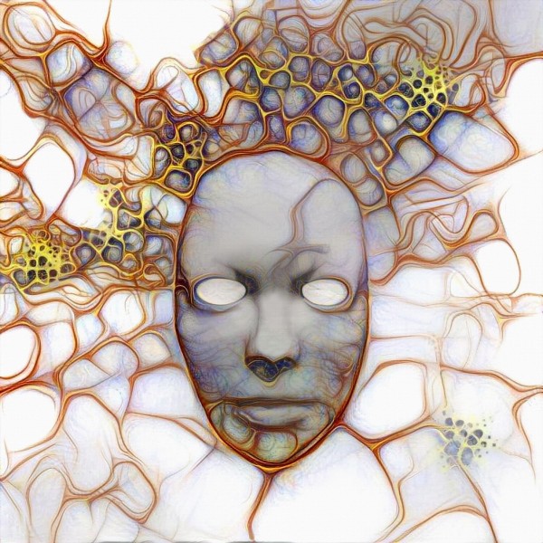 White Mask Print