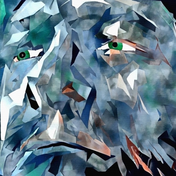Wise Man Face Print