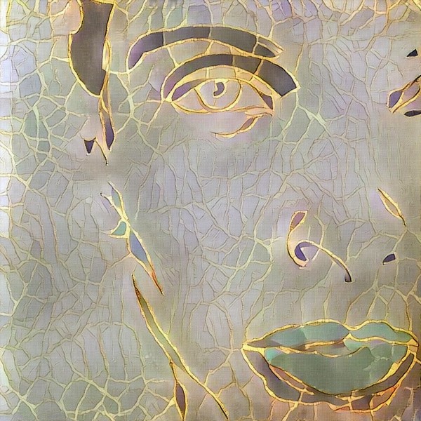 Womans Face Print