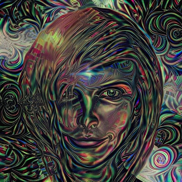 Womans Face Print