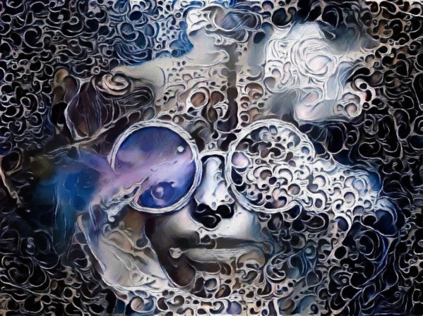 Abstract Face Print