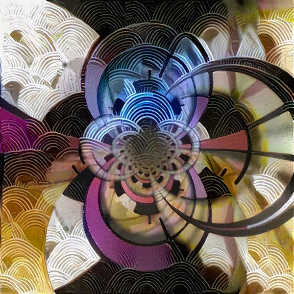 Concentric circles Print
