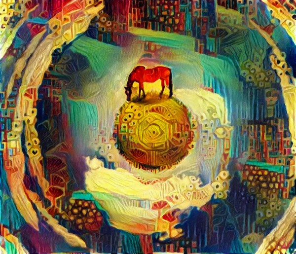 Horse on Sphere Print