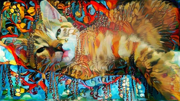 Lying Cat Print