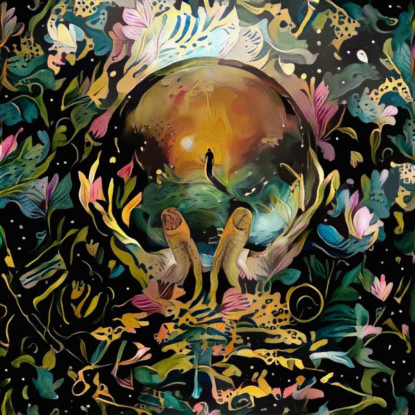 Crystal Ball in Gods Hands by Bruce Rolff