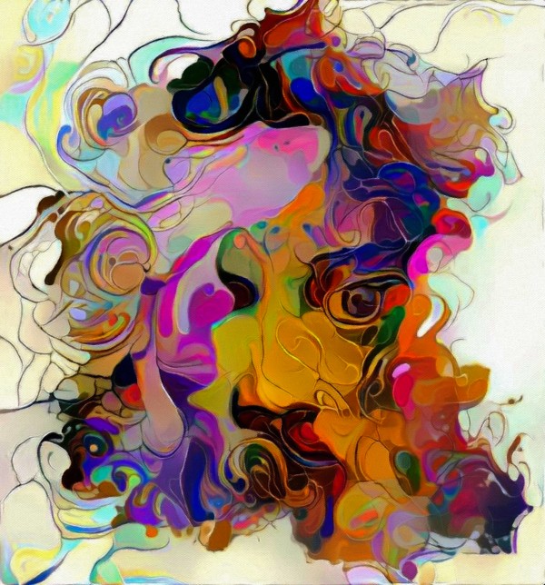 Womans face Print