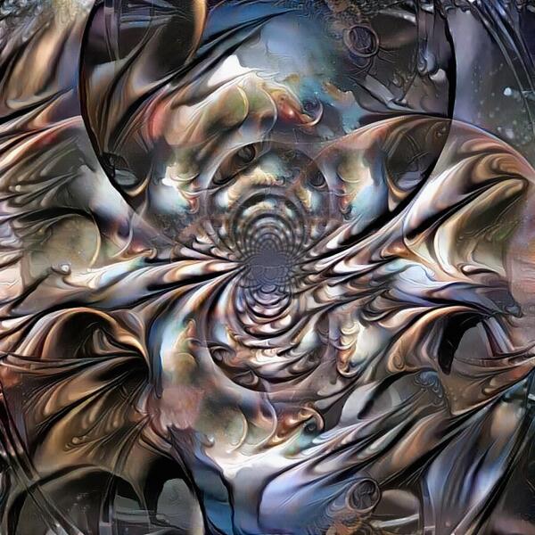 Abstract Movement Print