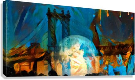 Manhattan Bridge Canvas Print